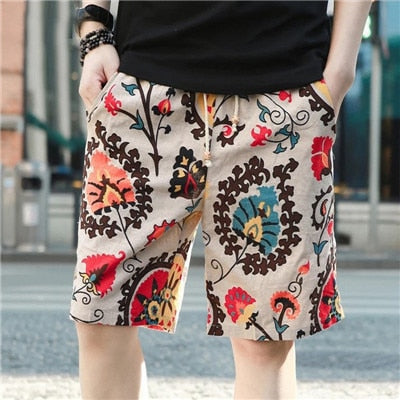 Printed Swim Trunks for Men