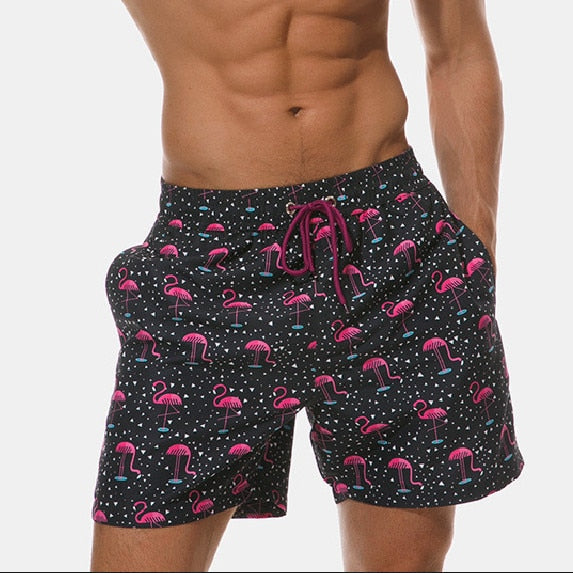 Printed Swim Trunks for Men