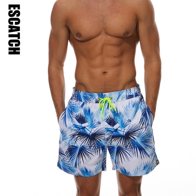 Printed Swim Trunks for Men