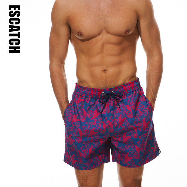 Printed Swim Trunks for Men