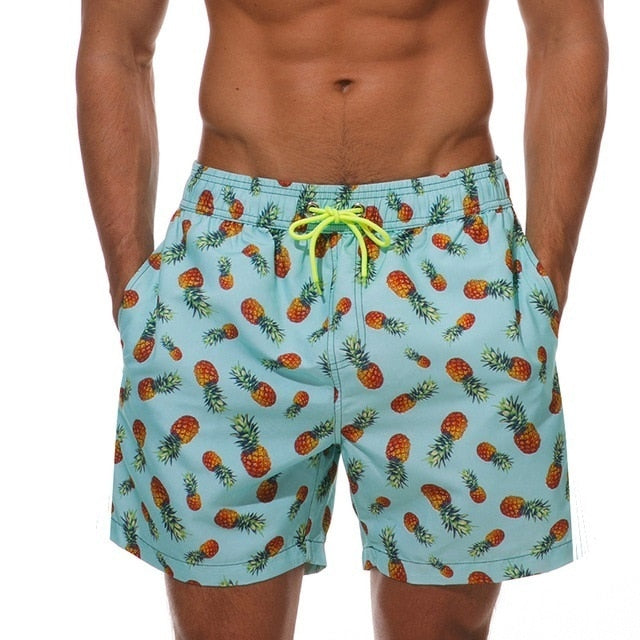 Printed Swim Trunks for Men