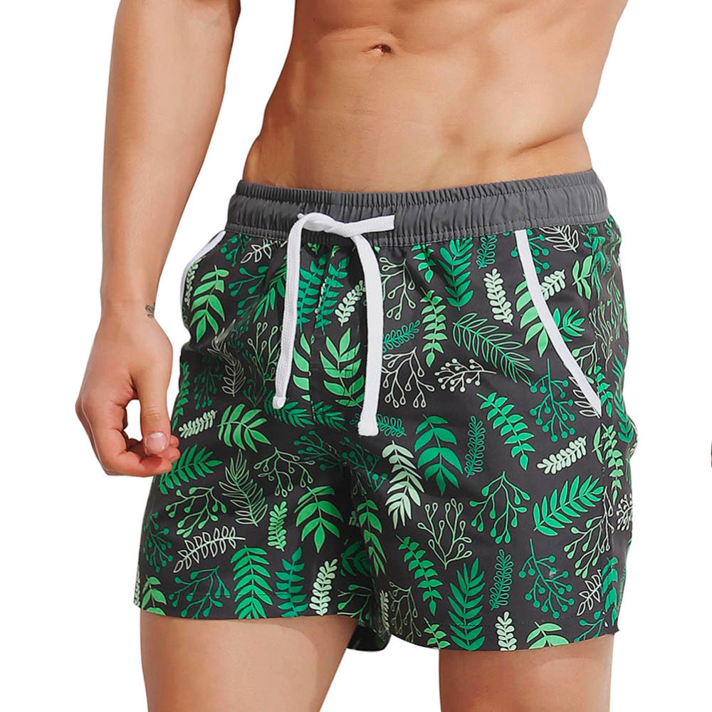 Printed Swim Trunks for Men