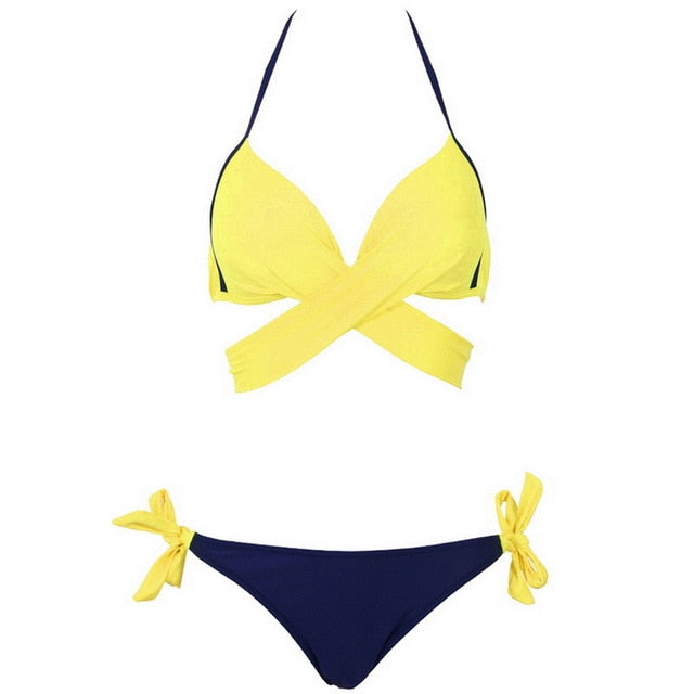 Push Up Cross Bandage Bikini