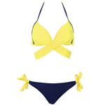 Push Up Cross Bandage Bikini