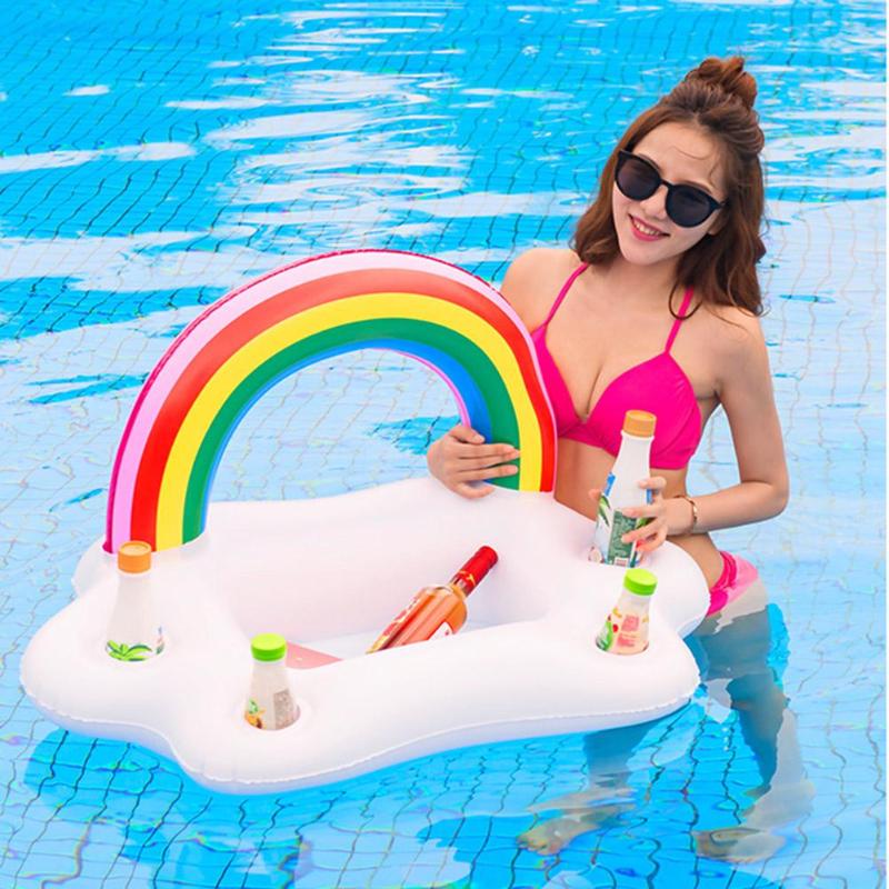 Rainbow Cloud Cup Holder Inflatable