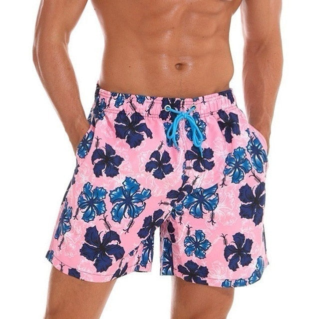Printed Swim Trunks for Men