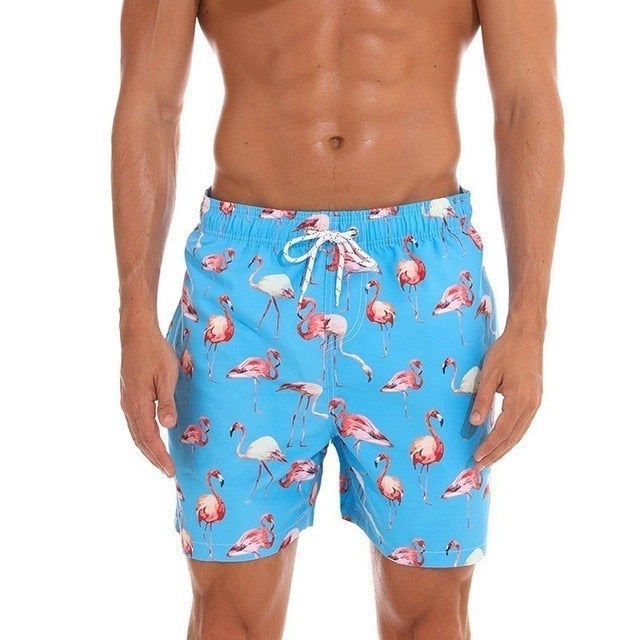 Printed Swim Trunks for Men