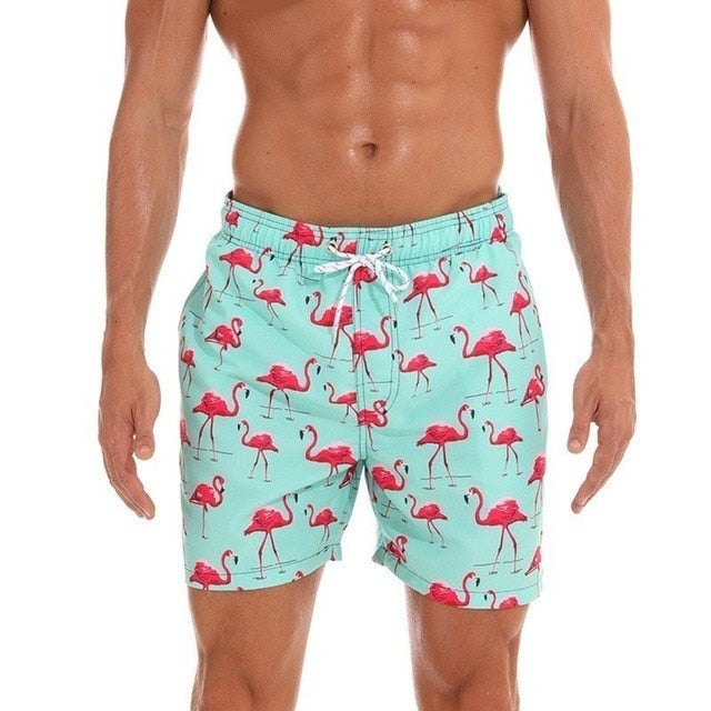 Printed Swim Trunks for Men