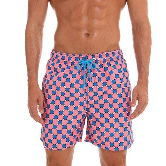 Printed Swim Trunks for Men