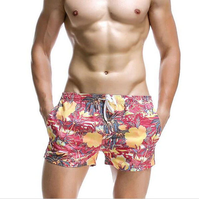 Printed Swim Trunks for Men