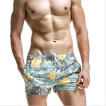 Printed Swim Trunks for Men