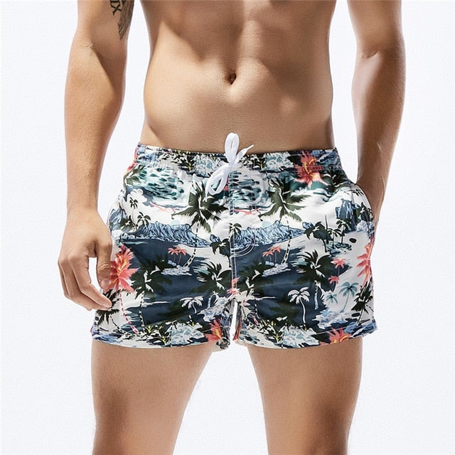 Printed Swim Trunks for Men