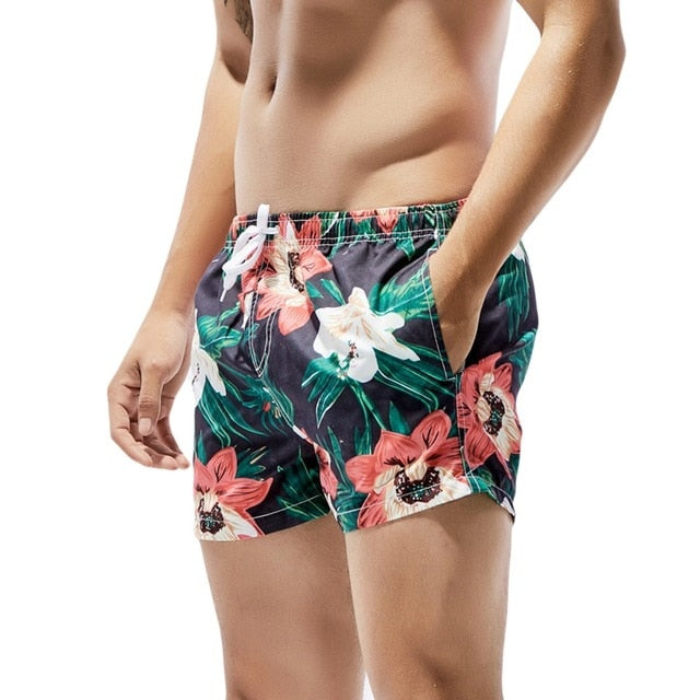 Printed Swim Trunks for Men