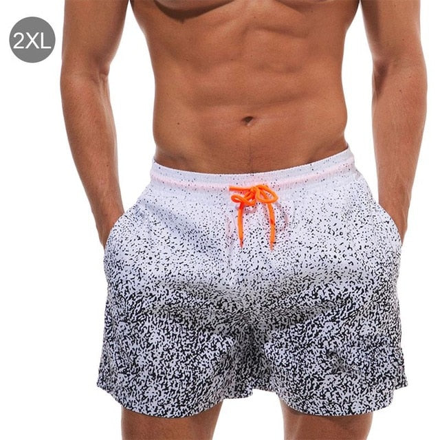 Printed Swim Trunks for Men