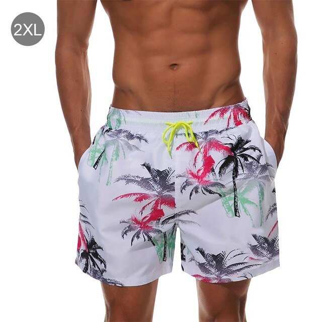 Printed Swim Trunks for Men