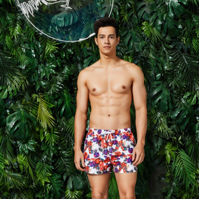 Printed Swim Trunks for Men