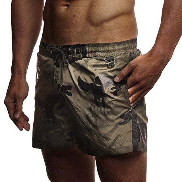 Printed Swim Trunks for Men