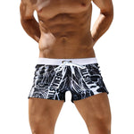 Printed Swim Trunks for Men