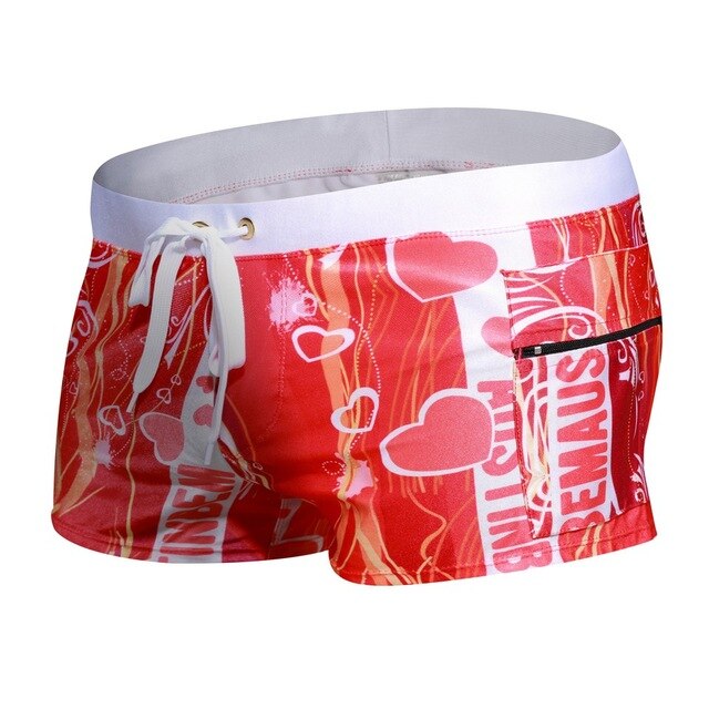 Printed Swim Trunks for Men